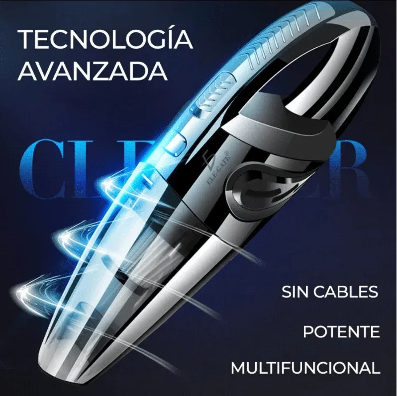 Aspiradora Manual Para Automóvil Y Hogar Recargable y Portátil