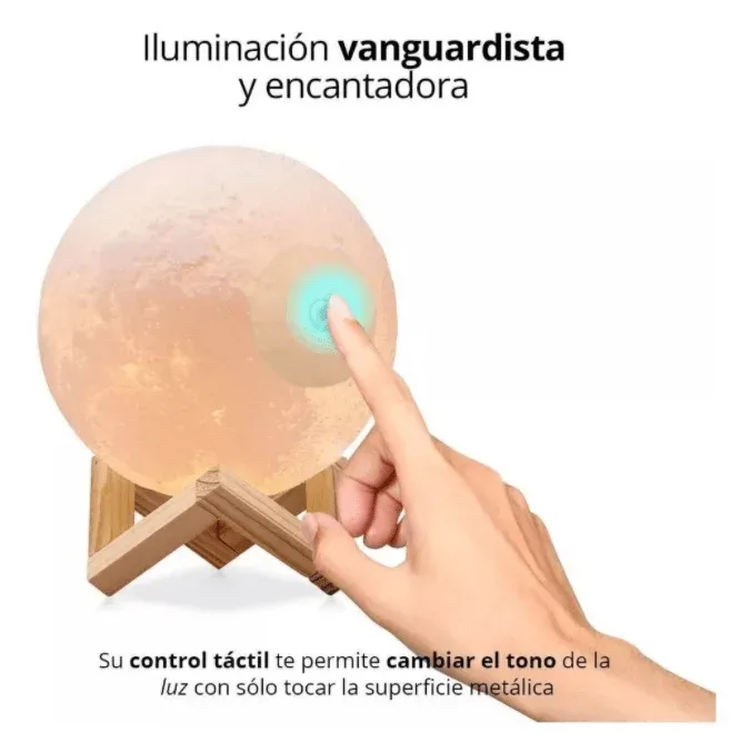 lampara de luna vanguardista