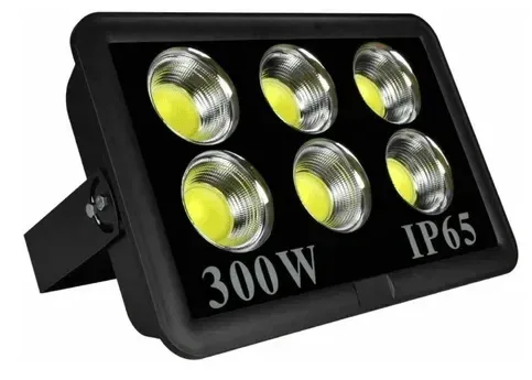 lámpara led de 300w negro