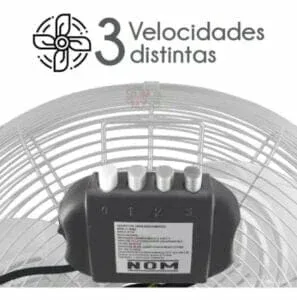 ventilador de piso velocidades