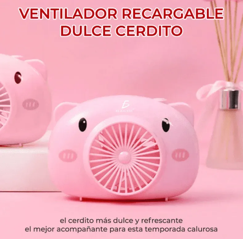 Ventilador cerdito