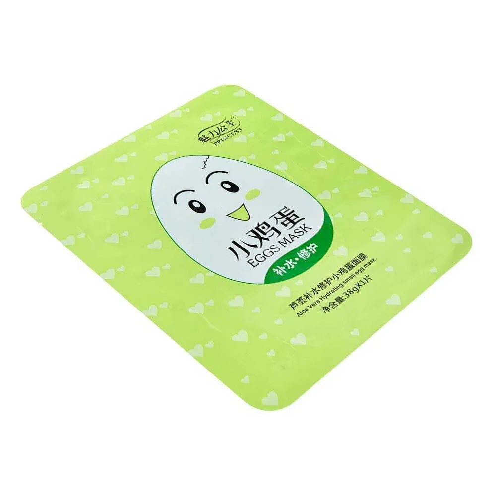 mascarilla de huevo empaque