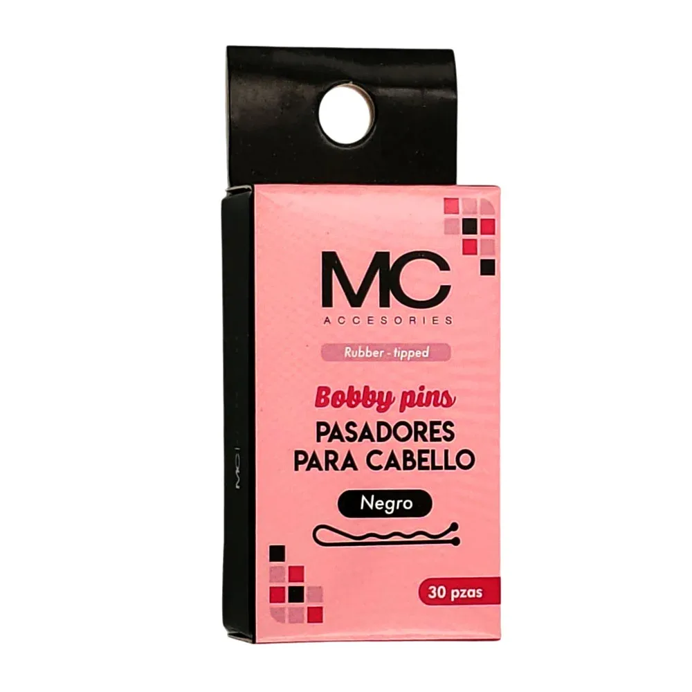 Pasadores love cosmetics con punta de goma