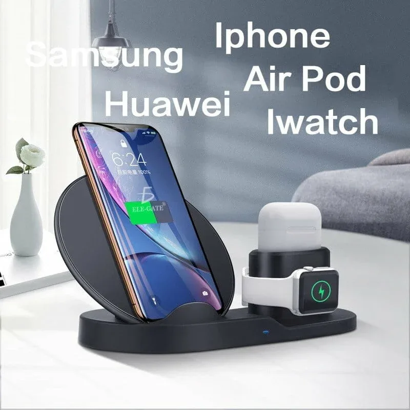 Base de carga rápida inalámbrica para accesorios Apple