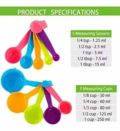 taza medidora especificaciones