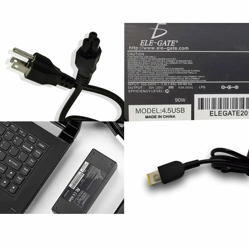 cargador laptop lenova punta cuadrada