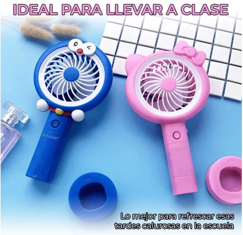 ventilador personal varios personajes 3