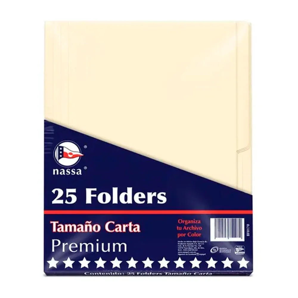 Folder carpeta de variedad de colores