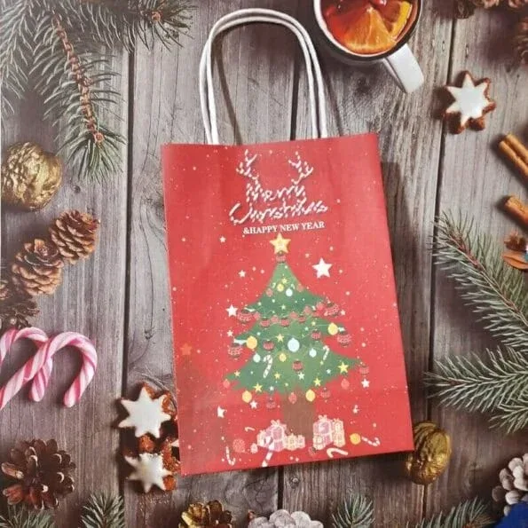 bolsa de regalo para navidad