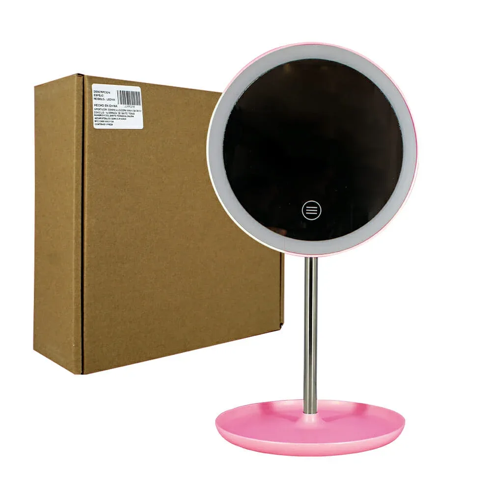 espejo touch con luz led