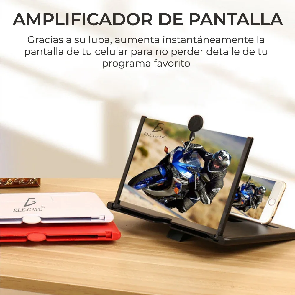 Amplificador/lupa De Pantalla Telefono 10 Pulgadas Portatil