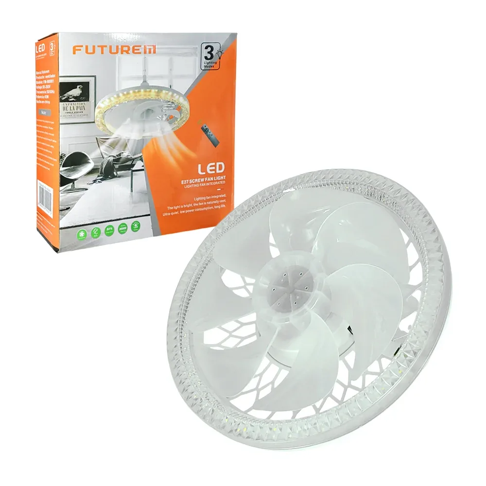 Foco led 18w estilo ventilador plegable