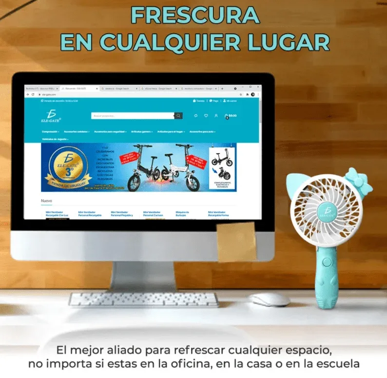 Ventilador de mano frescura