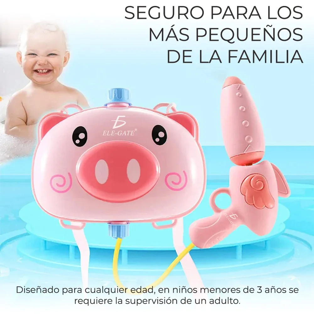 Pistola Con Tanque De Agua Mochila Para Niños