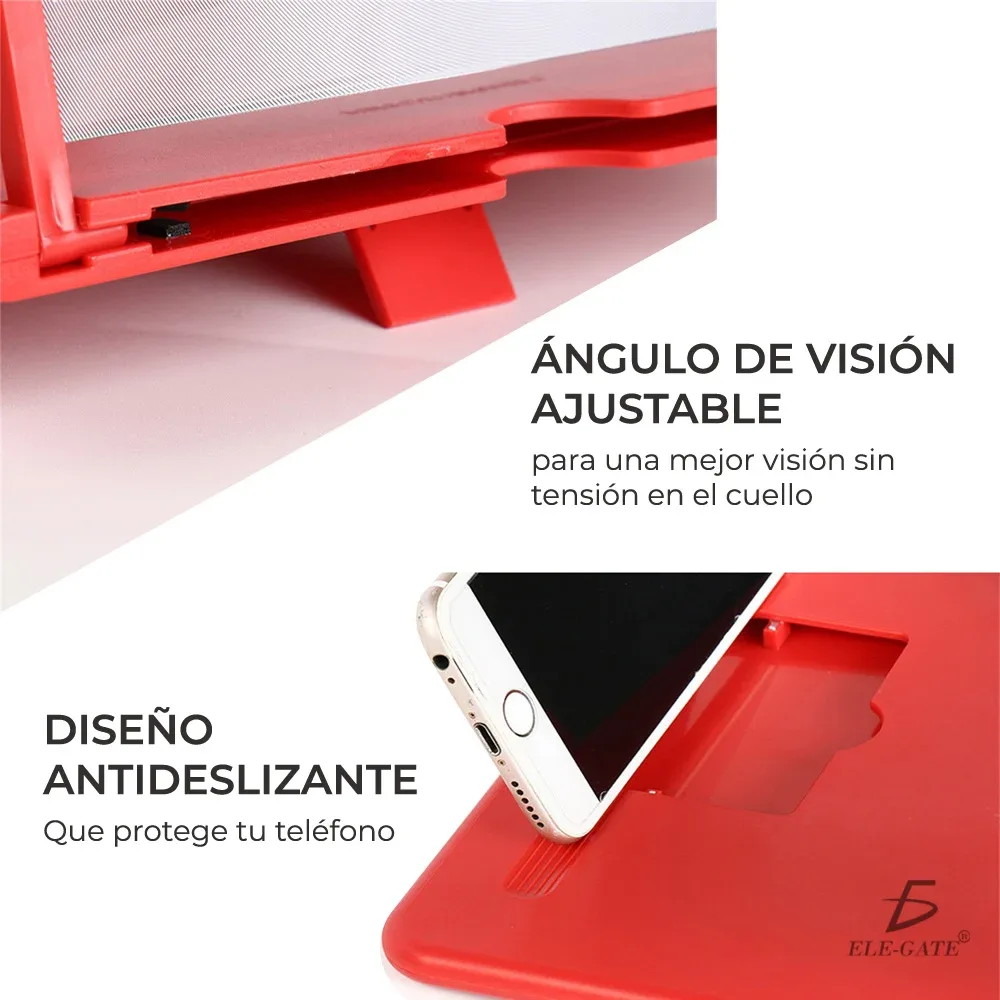 Amplificador/lupa De Pantalla Telefono 10 Pulgadas Portatil