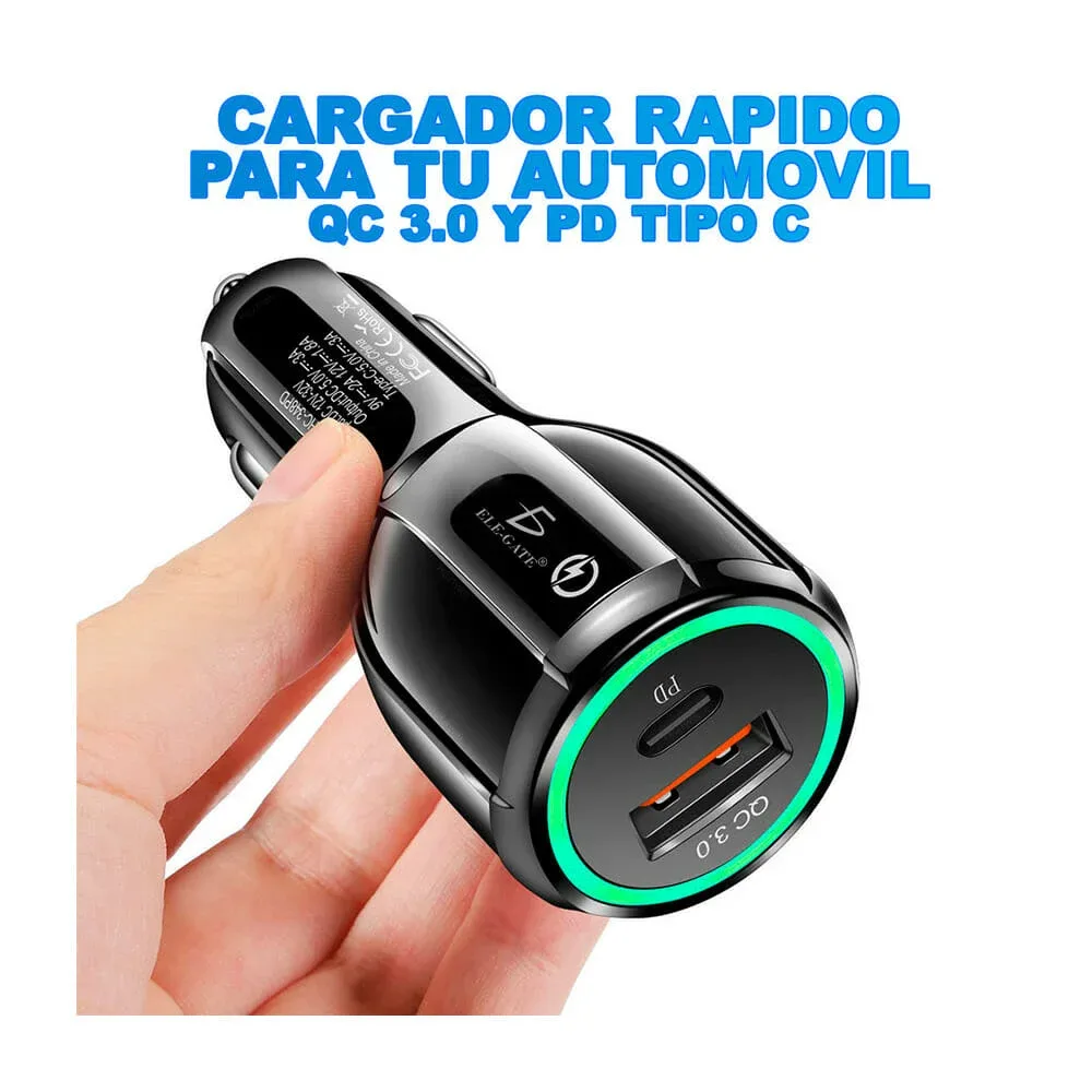 cargador para coche USB