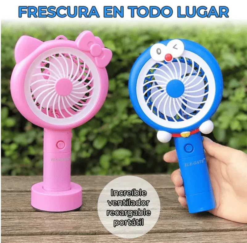 ventilador personal varios personajes 2