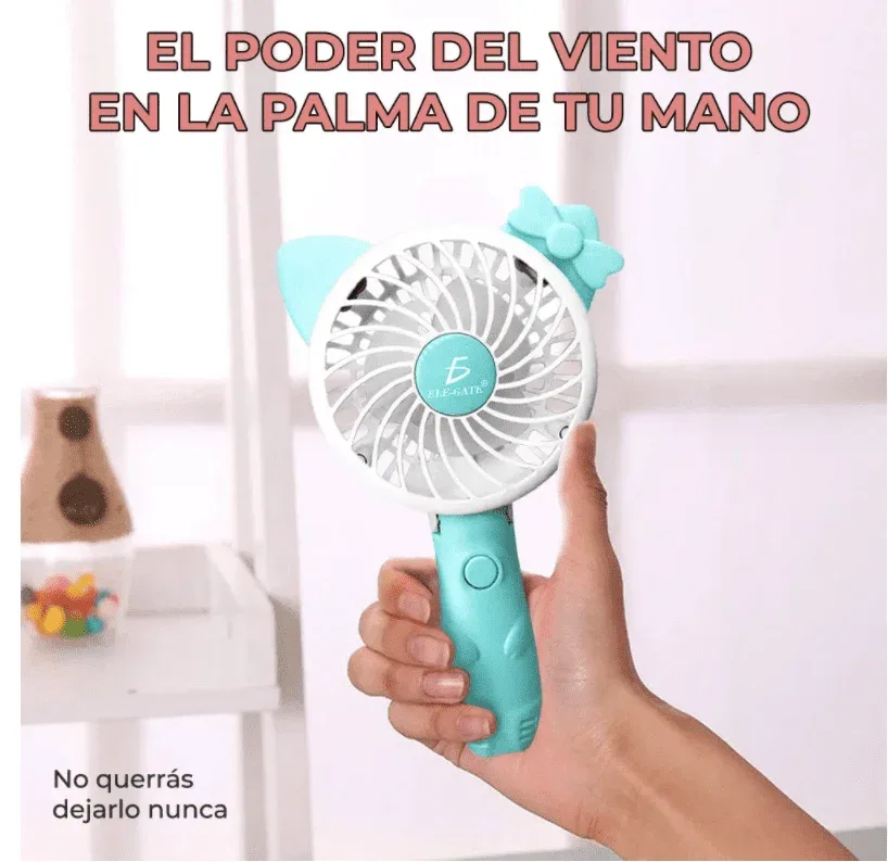 Ventilador de mano kawai