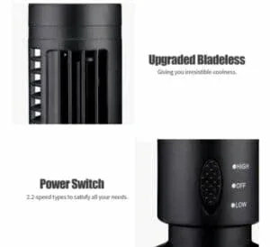 mini ventilador de torre switch