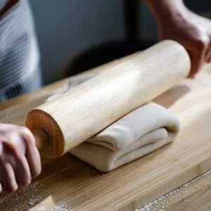 Rodillo de madera para amasar