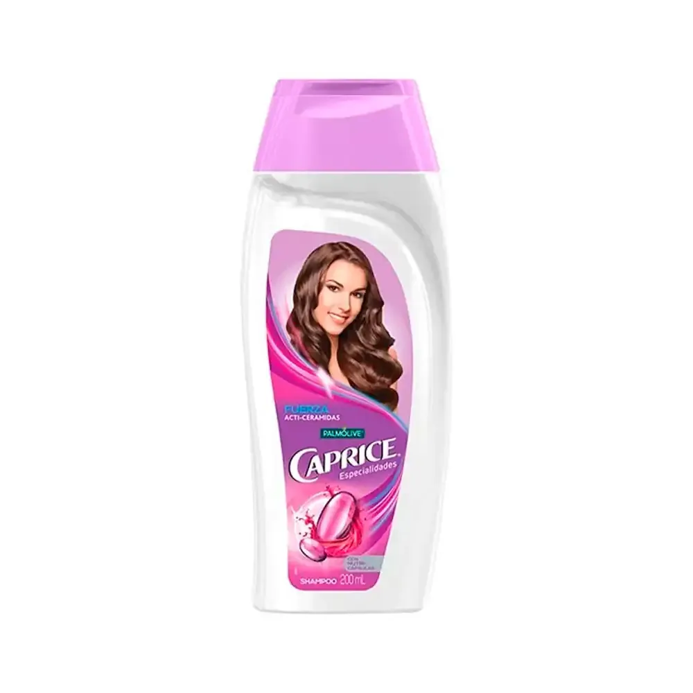 1pz botella de shampoo caprice fuerza anti ceramidas, 200ml / 073033