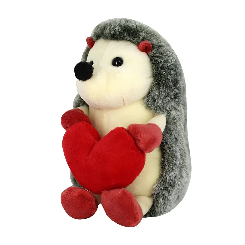 Llavero de peluche en forma de erizo, variedad de colores bj-355a