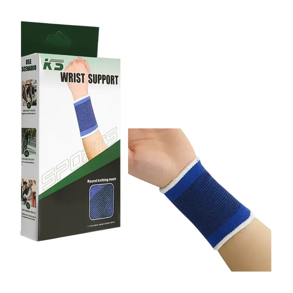 Muñequera ortopedica ajustable con tela elástica y diseño ergonómico / ks-92