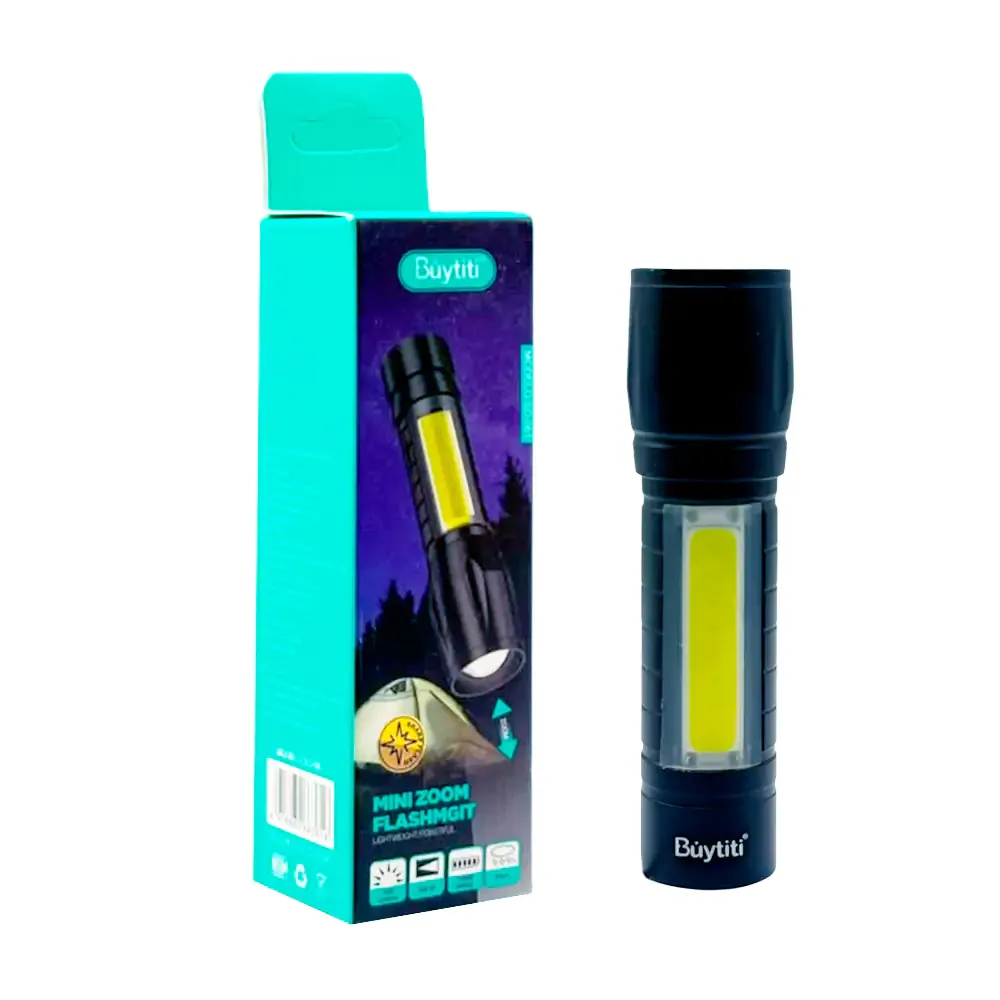 Linterna buytiti mini recargable multifuncional zoom ajustable / sd-561