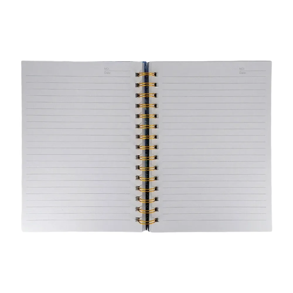 Libreta cuaderno de pasta dura, doble espiral y estampado de pinturas van gogh, variedad de modelos / bc-46-1 / 335554