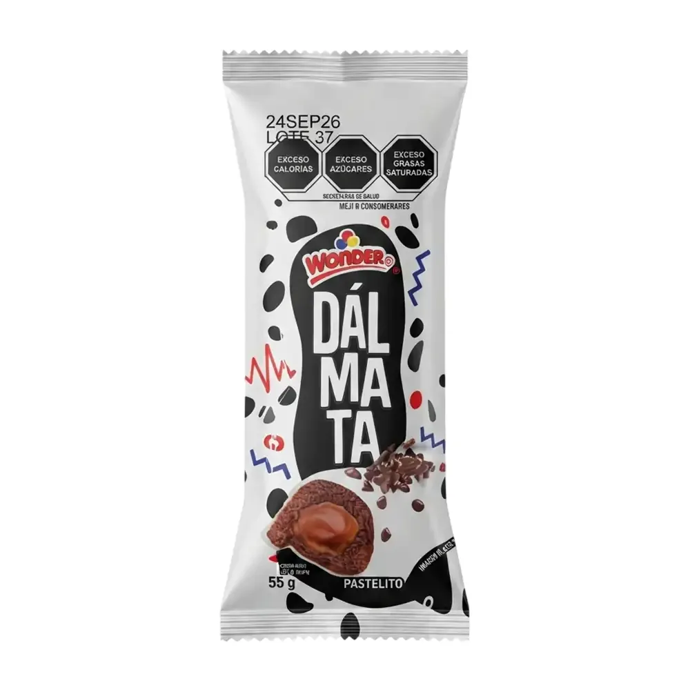 Pastelito dálmata wonder sabor chocolate 55g / 103034