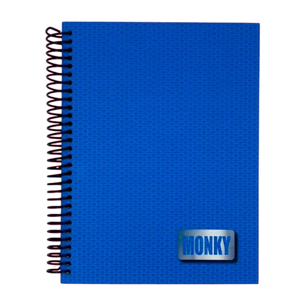Cuaderno monky profesional de pasta dura con 200 hojas de raya + tabla periódica