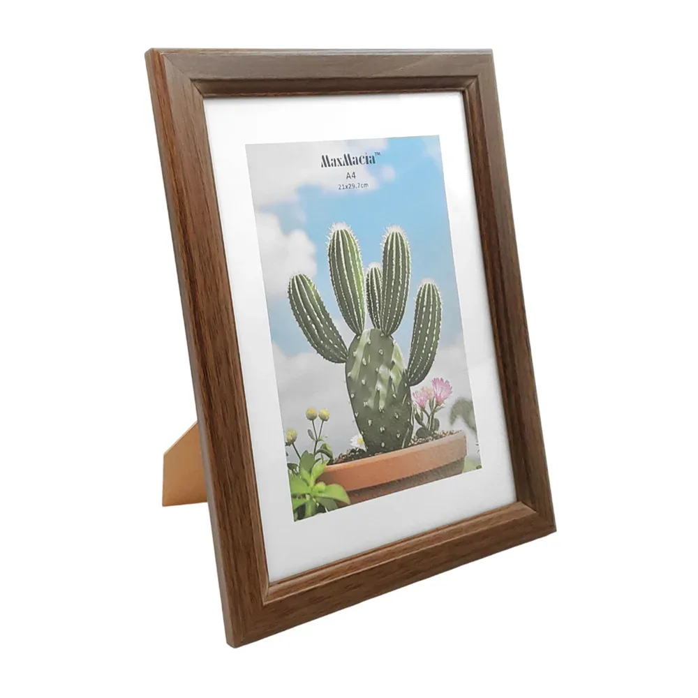 Portarretrato de madera con diseño moderno, 21x.29.7cm, variedad de colores