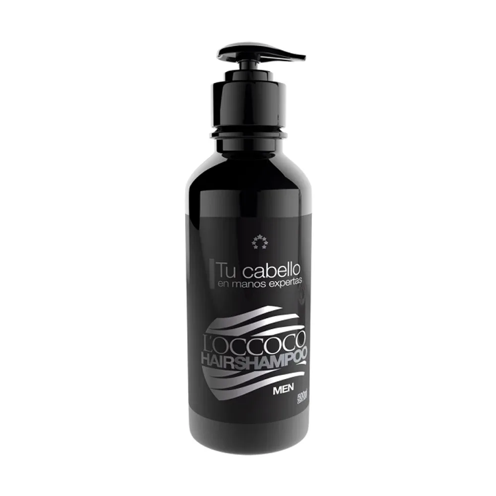 Shampoo alejandro loccoco men para cuero cabelludo ligeramente graso, 500ml