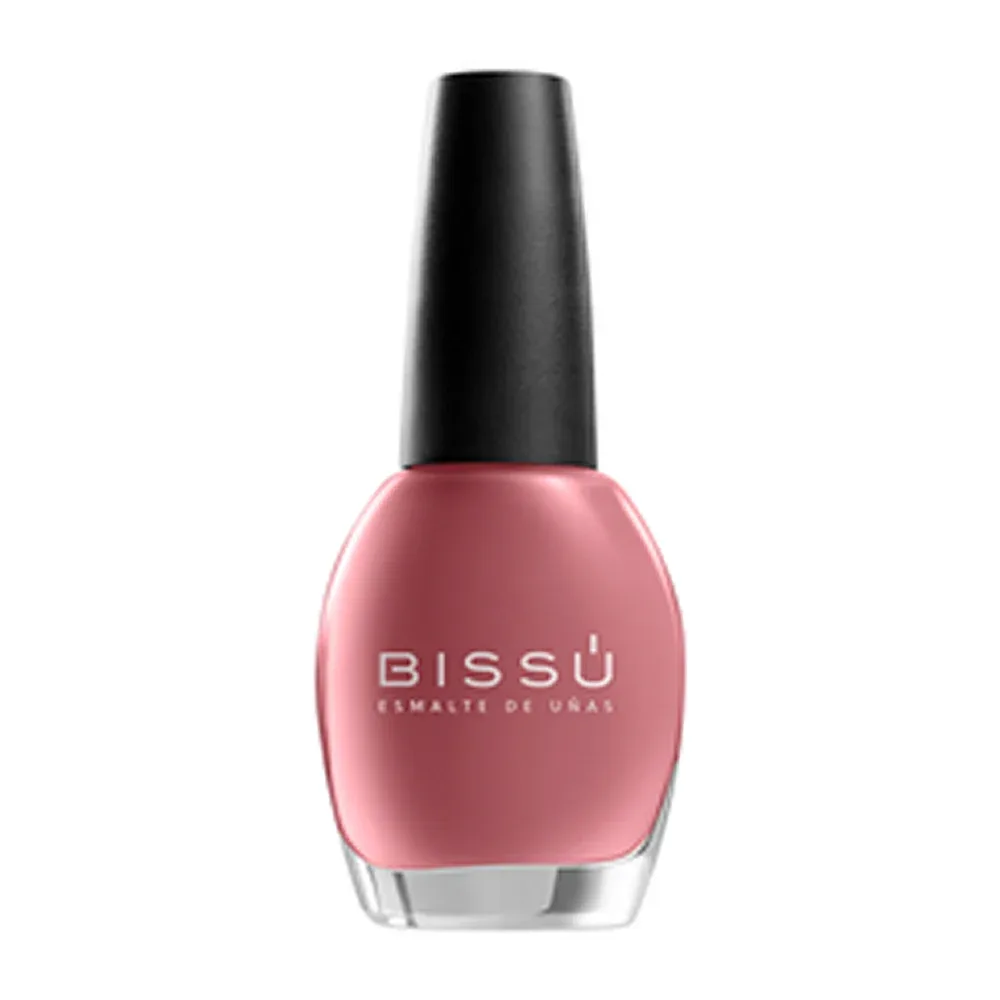 1pza Esmalte bissú para uñas, tono 141 rosa retro 15ml / b008767