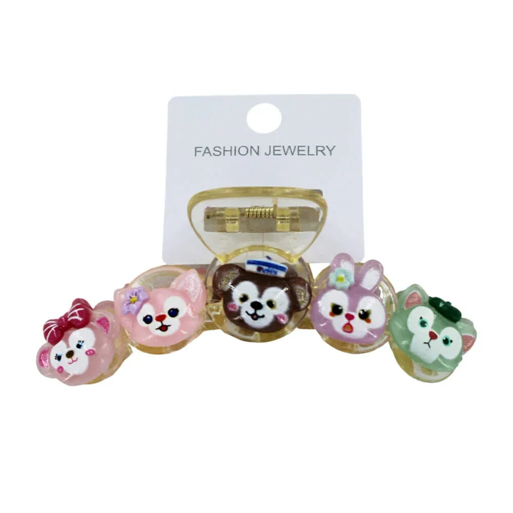 1pza Pinza para el cabello, variedad de diseños / 23-fs-006/pinza monito/pinza 3d