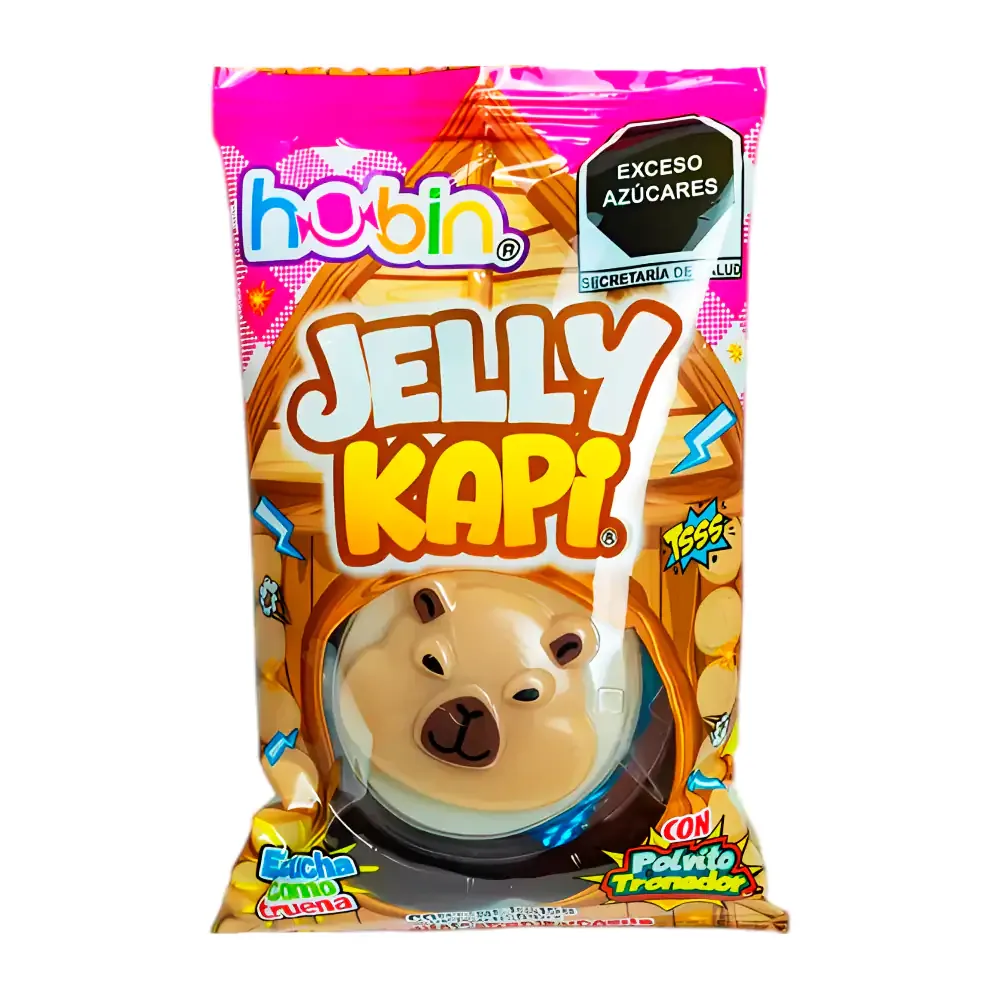1pza de caramelo jelly kapi golosina sabor durazno 15g / 909118