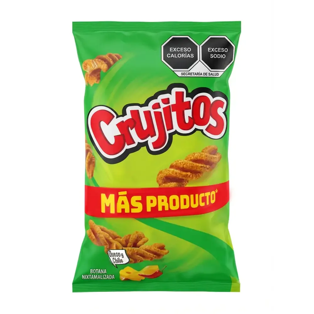 1pz Bolsa de crujitos sabor queso y chile, 45g / 142299