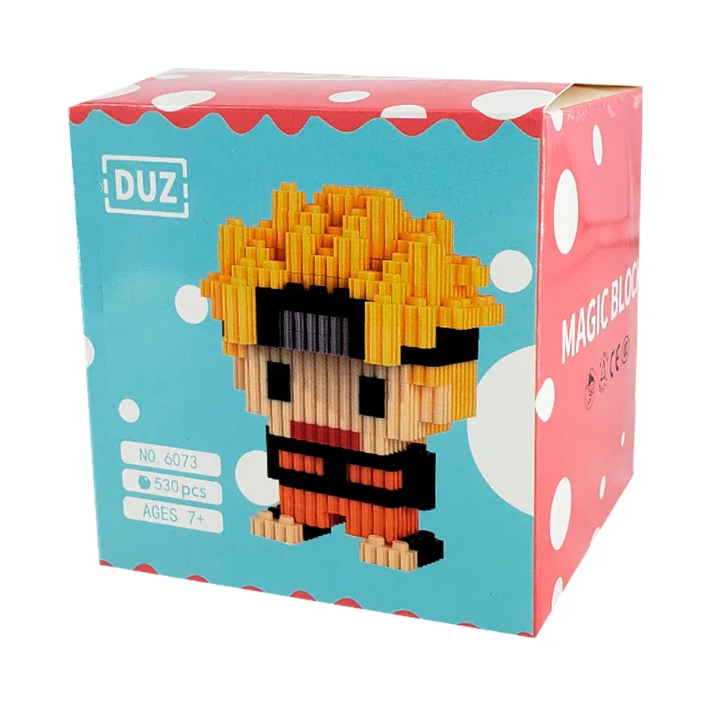 Juguete armable de mini bloques con 284-530 piezas en forma de naruto, variedad de modelos / duz 6073 / hyt6644 / lg40