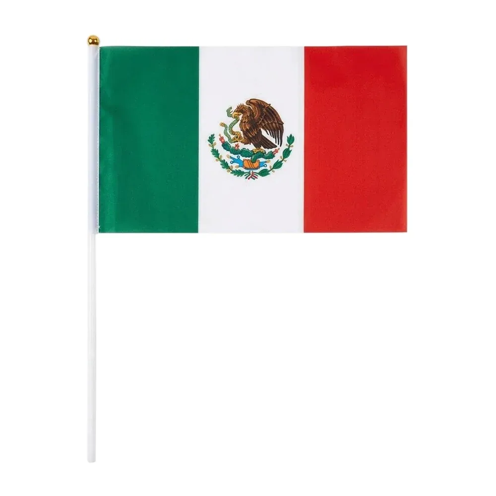 1pz Bandera grande de México tipo tela de 60x45.5cm