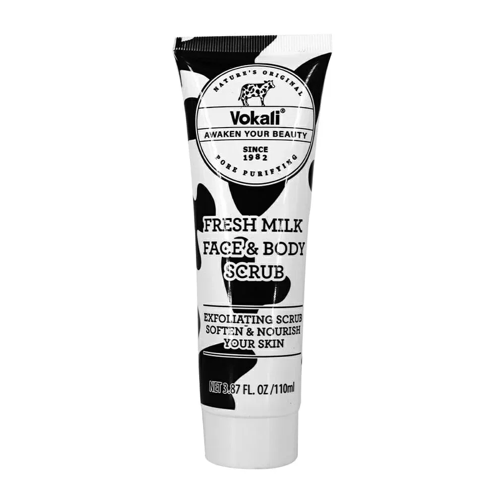 1pza Crema exfoliante con extracto de leche 110ml / vokali / cx7168