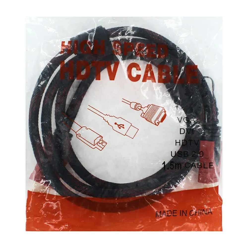Cable hdmi a hdmi de 1.5m con núcleo de ferrita / gqx-01 / hdm-9401