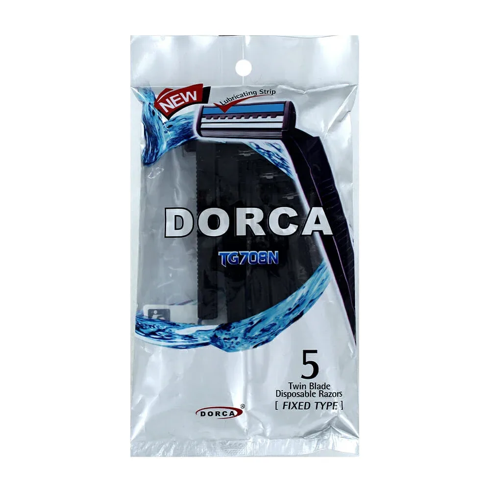 Paquete con 5 rastrillos desechables con triple navaja / tg708n