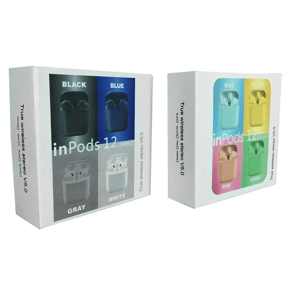 Audífonos inalámbricos bluetooh con estuche para carga, variedad de colores / simple/macaron / tr-6001/ lu3344