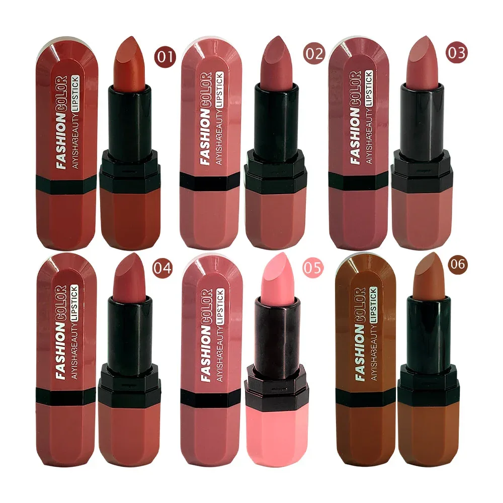 1pza lápiz labial variedad de colores con efecto mate / 23009