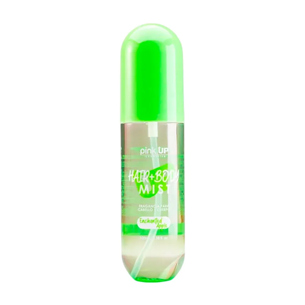 Perfume pink up para el cuerpo y cabello aroma enchanted apple, 100ml / pksk52