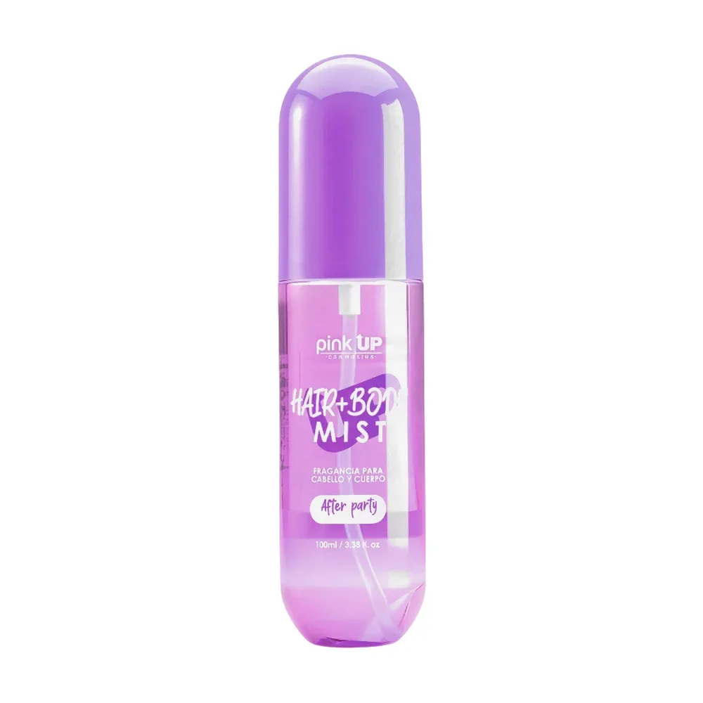 Perfume pink up para el cuerpo y cabello aroma after party, 100ml / pksk49