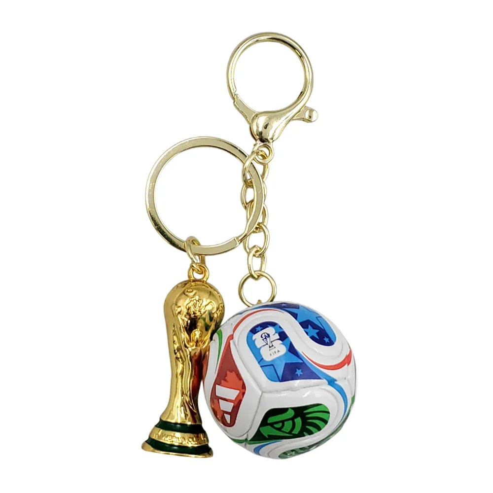 1pza Llavero en forma de balón genérico de plástico duro