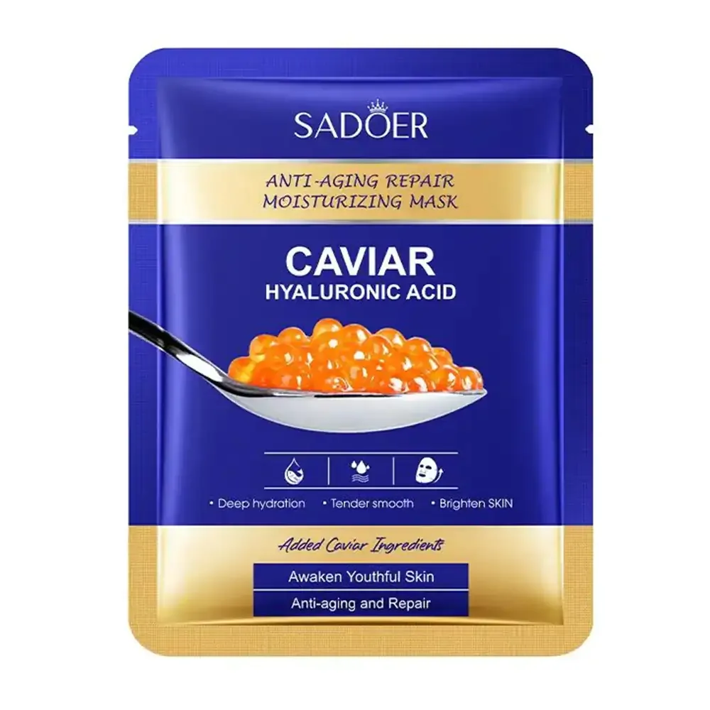 Mascarilla sadoer con ácido hialurónico de caviar para el cuidado de la piel
