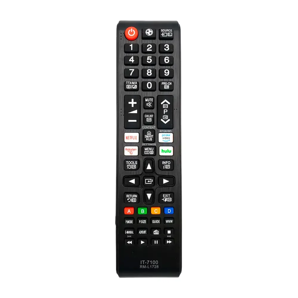 Control remoto universal para televisión con botones de acceso rápido / IT-7100