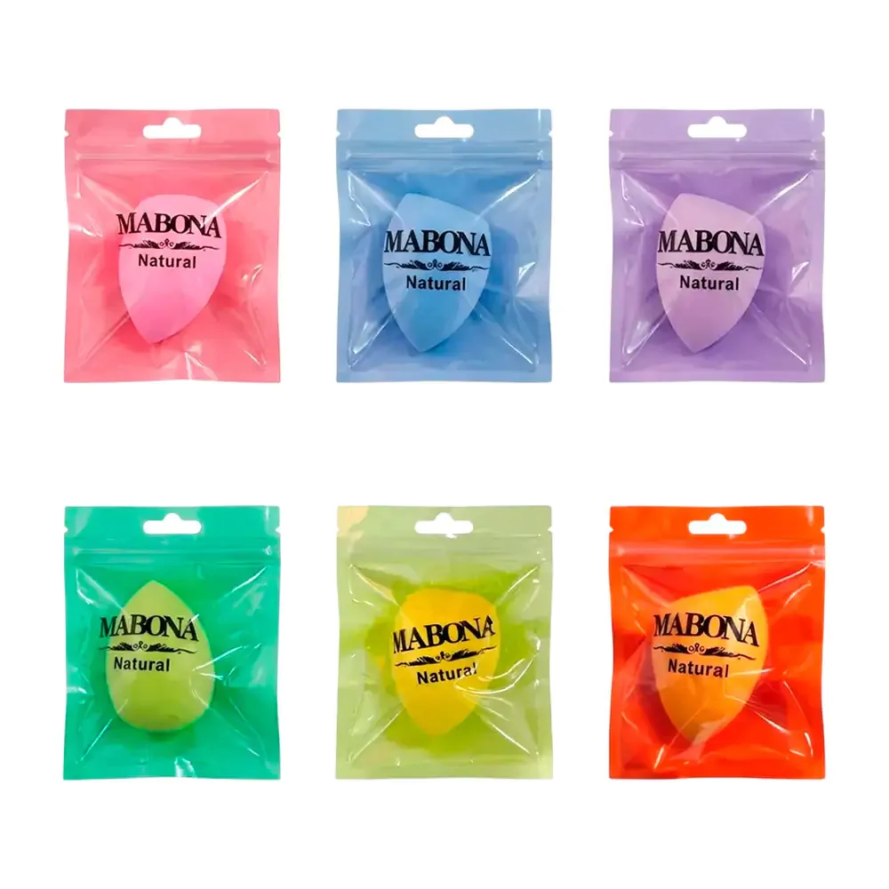 Esponja para maquillaje, suave en forma de huevo, 6cm,variedad de colores